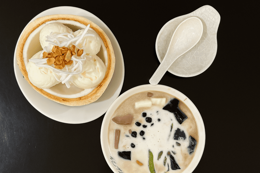 Tiem Che Xiu's best seller is coconut Gelato served in a fresh coconut